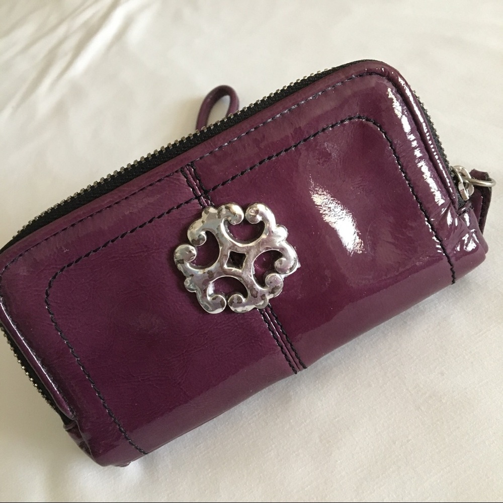 💖Brighton Purple Patent Wristlet 💖
